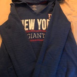 Magestic Juniors/Ladies NY Giants Sweatshirt Fan Fashion - blue V-neck